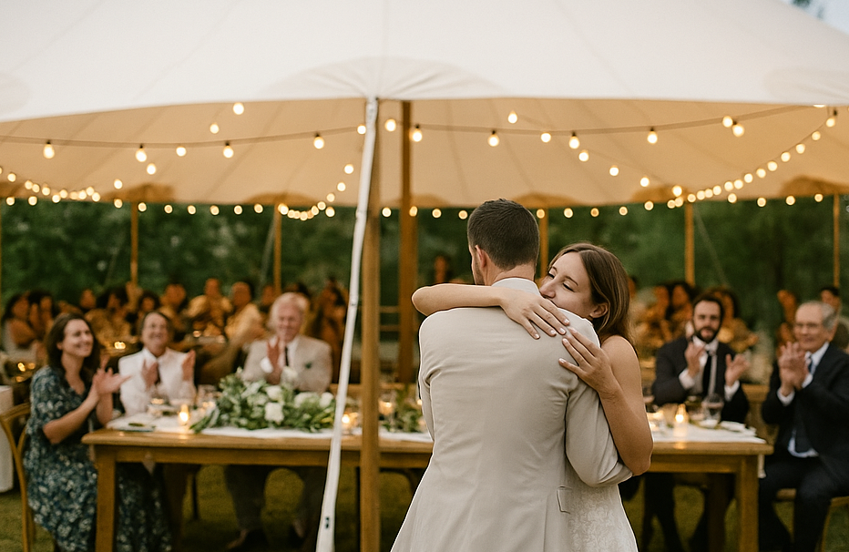 Sustainable wedding celebration